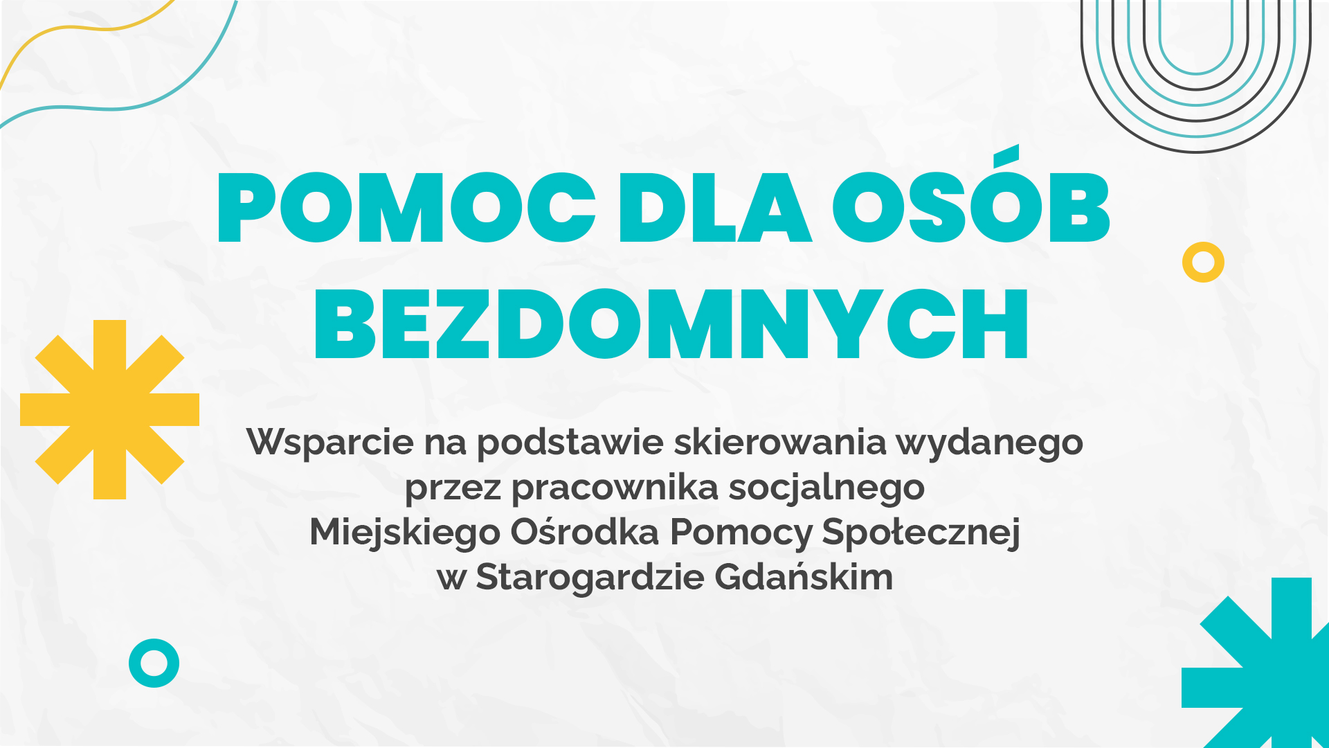 Pomoc dla osób bezdomnych